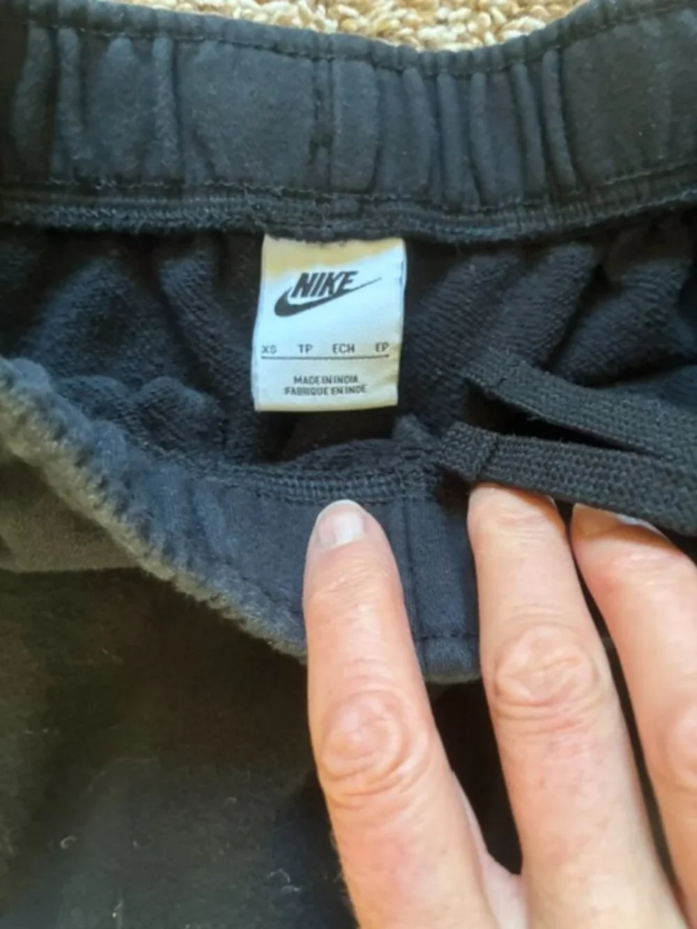 Nike sweats, black.  Size XS
